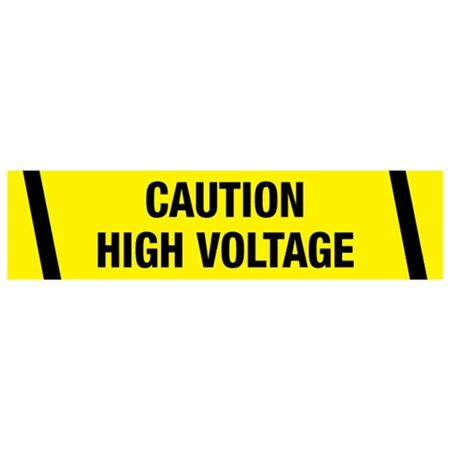 Caution High Voltage Barricade Tape